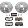 PowerStop K2367-26 Z26 Street Performance Ceramic Brake Pad and Drilled & Slotted Rotor Kit