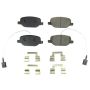 PowerStop 17-1822 PowerStop - Z17 Low-Dust Ceramic Brake Pads with Hardware