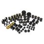 Prothane 14-2005-BL 89-94 Nissan 240SX Total Kit - Black