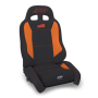 PRP Seats A9001044-201-207 PRP EnduroCrawl Reclining Suspension Seat - Black/Orange Vinyl - Driver