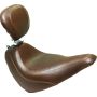 Mustang Motorcycle 76771 Mustang 97-21 Harley Touring Sissy Bar Pad (12 inch x 9 inch) - Brown