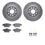 Dynamic Friction 7512-74054 Rotor Kit