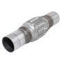 FORTLUFT 4401075 Exhaust Flex Connector with Extension Pipes 1.50''x4.00''x8.00'' Stainless Steel