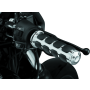 Kuryakyn 6227 Premium ISO Grips Without Throttle Boss Throttle-By-Wire Chrome