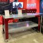Wehrli WCF25-3272-120-TBLGR2 Modular Steel Work Bench Top/Shelf Kit, 32in. x 72in. x .120in. Thick, BOTH Grey