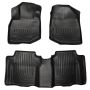 Husky Liners 09-12 Honda Fit WeatherBeater Combo Black Floor Liners