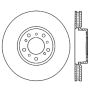 StopTech Power Slot BMW (E46) Front Right Slotted Cryo Rotor