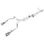 AWE Tuning 3015-42284 22-23 GMC Sierra 1500 AT4X 6.2L 0FG Catback Split Dual (Flat Bumper) - Chrome Silver Tips
