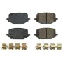 PowerStop 17-2231 PowerStop - Z17 Low-Dust Ceramic Brake Pads with Hardware