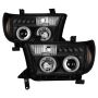 SPYDER 5030306 Projector Headlights - Eliminates AFS function - LED Halo - Black