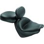 Mustang Motorcycle 79561 Mustang 04-09 Honda VTX1300C Wide Touring 2PC Seat w/Driver Backrest - Black