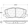 Stoptech 308.10050 Street Brake Pads