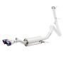 Mishimoto MMEXH-FIST-14BT 14-16 Ford Fiesta ST 1.6L 2.5in Stainless Steel Cat-Back Exhaust w/ Burnt Ti Tips