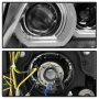 SPYDER 5086488 Projector Headlights - LED Turn Signal - Black
