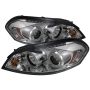 SPYDER 5031709 Projector Headlights - LED Halo - Chrome