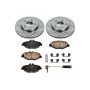 PowerStop KOE5326 OE Stock Replacement Low-Dust Ceramic Brake Pad and Rotor Kit