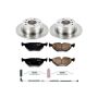 PowerStop KOE5130 OE Stock Replacement Low-Dust Ceramic Brake Pad and Rotor Kit