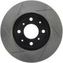 Stoptech 126.40023SL Power Slot 93-00 Honda Civic DX w/ Rr Drum Brakes Front Left Rotor