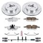PowerStop K5780-26 Z26 Street Performance Ceramic Brake Pad and Drilled & Slotted Rotor Kit