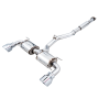 AWE Tuning 3015-32486 AWE Subaru BRZ/ Toyota GR86/ Toyota 86 Touring Edition Cat-Back Exhaust- Chrome Silver Tips