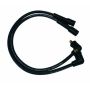 Moroso 27164 97-98 Harley-Davidson FLT/FLHT/FLHR/FLTR Suppression Core Wire Set - Black
