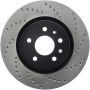Stoptech 128.61102L Drilled Sport Brake Rotor