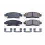 PowerStop 17-883 PowerStop - Z17 Low-Dust Ceramic Brake Pads with Hardware