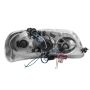 Raxiom T542860 97-03 Ford F-150 LED Halo Projector Headlights- Chrome Housing (Clear Lens)