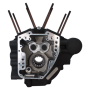 S&S Cycle 310-0367A 07-16 BT Engines w/ Stock Bore Super Stock T2 Crankcase - Wrinkle Black