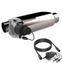 QTP 13302C 3in Weld-On 304SS Screamer Muffler Short Case w/Bolt-On QTEC Electric Cutout