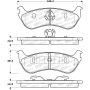 Stoptech 305.08810 Street Select Brake Pads