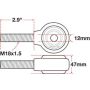 SPECIALTY PRODUCTS COMPANY 15771 XAXIS ROD END BALL JOINT
