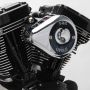 S&S Cycle 170-0449 91-06 XL w/ Stock CV Carb Chrome Mini Teardrop Stealth Air Cleaner Kit
