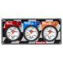 QUICKCAR RACING PRODUCTS QRP61-6011 3 Gauge Panel OP/WT/OT