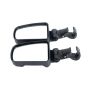 Seizmik 56-18110 24+ Polaris/Cam-am/Honda/Kaw. Pursuit Sideview Mirror Adj 1.75-2 in. ROP -Pair