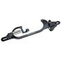 Throttle cable bracket 4150/4165 Black Anodized