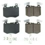 PowerStop 17-2162 PowerStop - Z17 Low-Dust Ceramic Brake Pads with Hardware