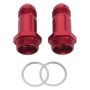 Russell Performance -8 AN Carb Adapter Fittings (2 pcs.) (Red)