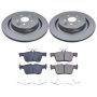 PowerStop CRK9211 Genuine Geomet Coated Rotor and Low-Dust Ceramic Brake Pad Kit