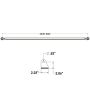 QA1 7838-1068 40in Diagonal Link Kit w/ Mounting Brackets & Tube Adapters