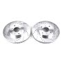 PowerStop JBR707XPR PowerStop Evolution Performance Drilled, Slotted & Plated Brake Rotor Pair