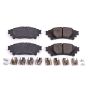 PowerStop 17-1391A PowerStop - Z17 Low-Dust Ceramic Brake Pads with Hardware