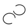 S&S Cycle 94-9254-2 .791in/.792in C-Clip Wristpin Keeper - 2 Pack