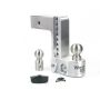 Weigh Safe WS8-3 8in Drop Hitch w/Built-in Scale & 3in Shank (10K/21K GTWR) - Aluminum