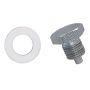MOROSO MOR97001 Oil Pan Drain Plug - Clear Zinc
