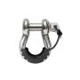 Locking D-Ring Isolator Black