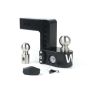 Weigh Safe WS8-2-CER-BLA 8in Drop Hitch w/ Built-in Scale & 2in Shank (8K/18.5K GTWR) w/WS05 - Black Cerakote