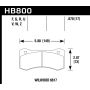 Hawk Performance HB800Z.670 Performance Ceramic Disc Brake Pad