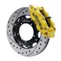 Wilwood 140-16947-DY 69-89 Porsche 911 Front Superlite Brake Kit 3.5in MT Drilled & Slotted Face - Yellow