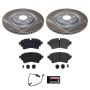 PowerStop SC7431 Semi-Coated Rotor and Low-Dust Ceramic Brake Pad Kit